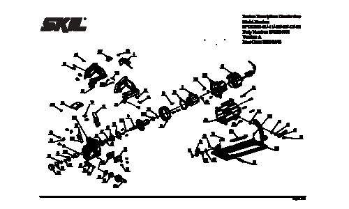 Skilsaw SPTH70M Circular Saw Parts List