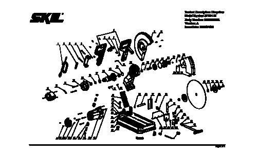 Skilsaw SPT84 Chop Saw Parts List