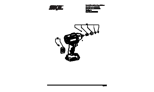 Skil ID573901 Impact Driver Parts List