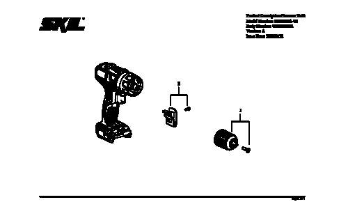 Skil HD5290A Hammer Drill Parts List