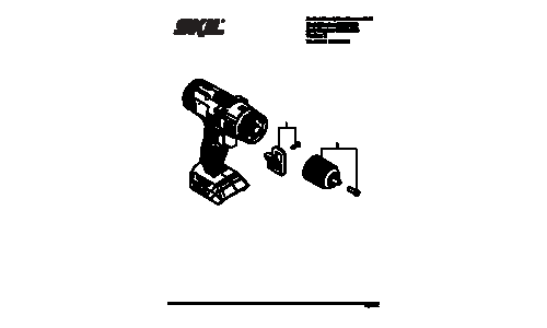 Skil HD527801 Hammer Drill Parts List