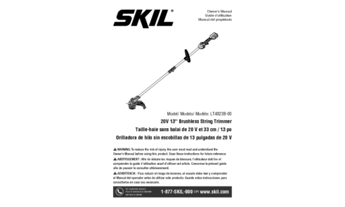 Skil LT4823B String Trimmer User Manual