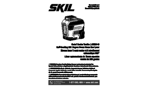 Skil LL9322G Line Laser Level User Manual