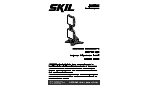 Skil LH5534 Floddlight User Manual