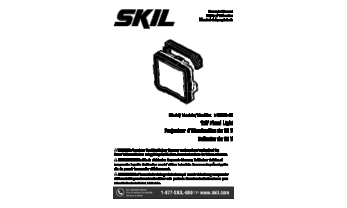 Skil LH5533 Floodlight User Manual