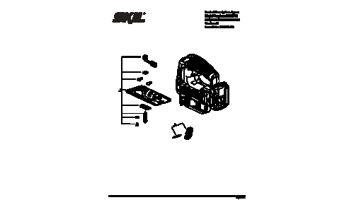 Skil JS820301 Cordless Jigsaw Parts List