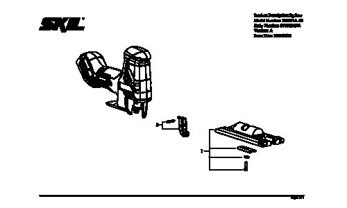 Skil JS5833A Jigsaw Parts List