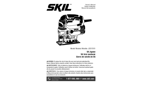 Skil JS313101 Jigsaw User Manual