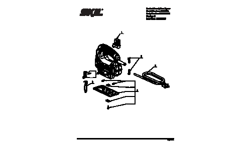 Skil JS313101 Jigsaw Parts List