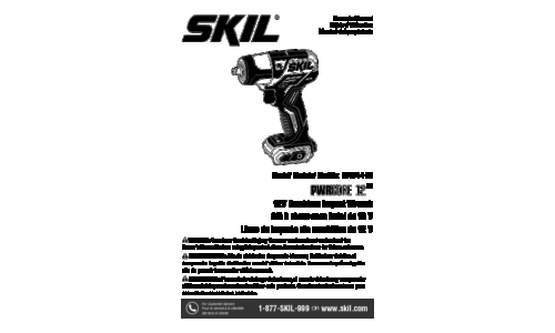 Skil IW5744 Impact Wrench User Manual