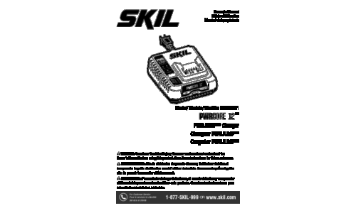 Skil QC535701 Battery Charger User Manual