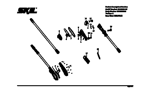 Skil PS4563B Pole Saw Parts List