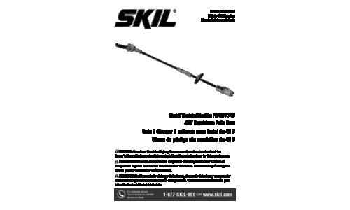 Skil PS4561C Pole Saw User Manual