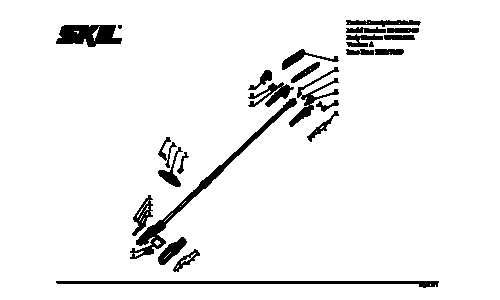 Skil PS4561C Pole Saw Parts List