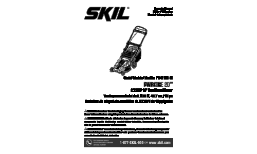 Skil PM4912B Lawn Mower User Manual