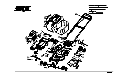 Skil PM4912B Lawn Mower Parts List