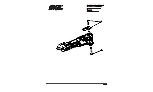 Skil OS5937 Cordless Multi Tool Parts List