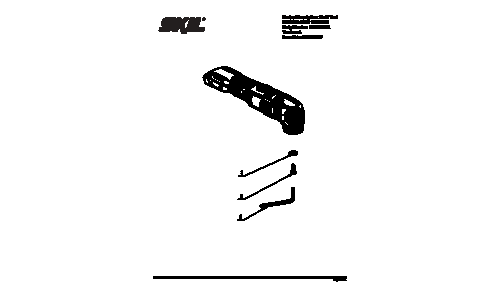 Skil OS593001 Cordless Multi Tool Parts List