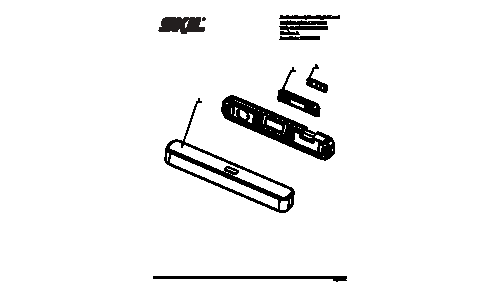 Skil LV941801 Digital Level Parts List