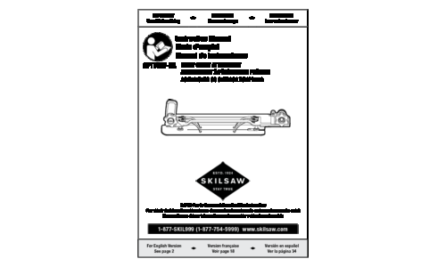 Skilsaw SPT5007-EA Early Entry Attachment User Manual