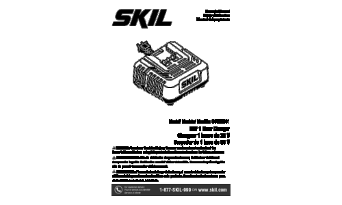 Skil SC535801 Battery Charger User Manual