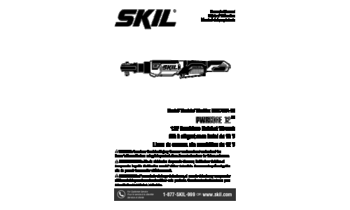 Skil RW5763A Cordless Ratchet Wrench User Manual