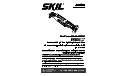 Skil RI574501 Impact Driver User Manual