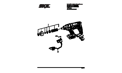 Skil RH170201 Rotary Hammer Drill Parts List