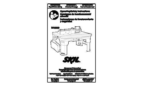 Skil RAS800 Router Table User Manual