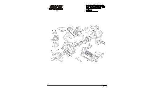 Skilsaw SPT67FMD Circular Saw Parts List