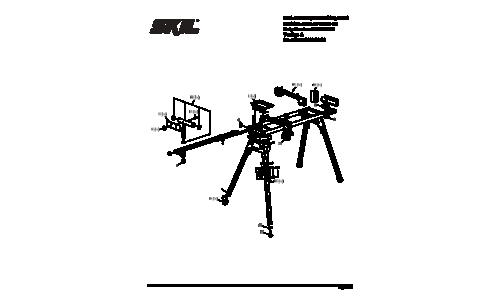 Skilsaw SPT5002-FS Folding Saw Stand Parts List