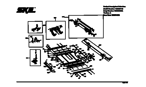 Skil TS6307 Table Saw Parts List