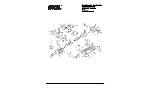 Skil SPT55 Beam Saw Parts List