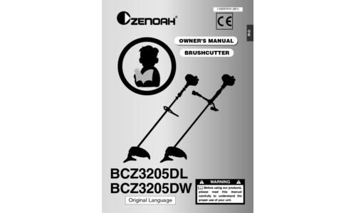 Husqvarna Zenoah BCZ3205DL BCZ3205DW 2010-01 EN User Manual