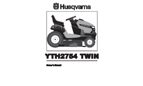 Husqvarna YTH2754 96041006200 2007-06 Tractor EN User Manual