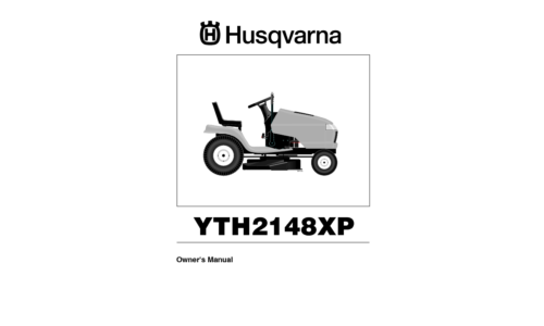 Husqvarna YTH2148 XP HAU21H48B 2005-05 User Manual