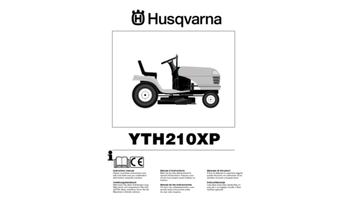 Husqvarna YTH210 XP 96011012000 2007-02 EN DE FR ES NL IT User Manual