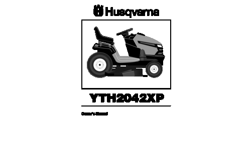 Husqvarna YTH2042 XP 96041000300 2007-02 EN User Manual