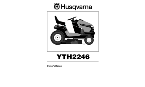 Husqvarna YTH 2246 96043003700 2006-11 Ride Mower User Manual