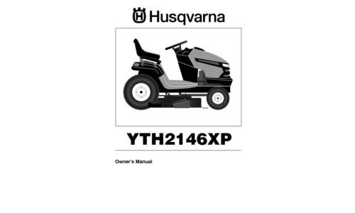 Husqvarna YTH 2146 XP 96043002900 2006-12 Ride Mower User Manual