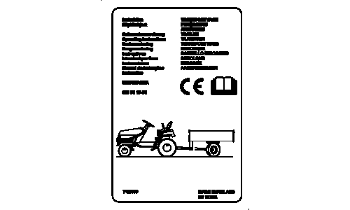 Husqvarna Trailer 953 51 17-01 1999-01 SE FI DK DE EN FR IT ES PT NL User Manual