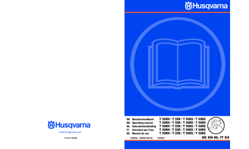 Husqvarna T50 RH T56 RS T50 RS 2008-03 DE EN NL IT ES User Manual