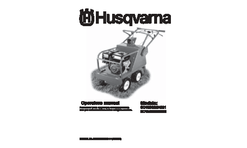 Husqvarna SC 18 2005-12 Sod Cutter (Turf Care) User Manual