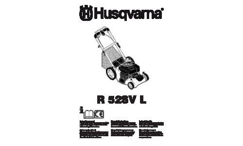 Husqvarna R52 SV L 96141022600 2010-01 Lawn Mower EN DE FR ES IT NL User Manual