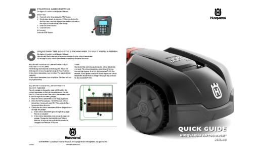 Husqvarna QG Automower 305 308 2013 User Manual