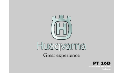 Husqvarna PT26 D 2009-04 User Manual