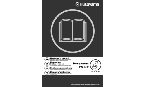 Husqvarna PG530 Husqvarna EN 2007-10 User Manual_1