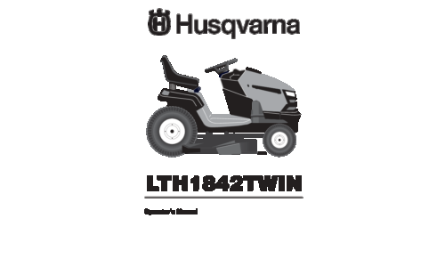 Husqvarna LTH1842 Twin 96041005300 2007-05 EN User Manual