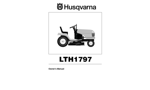 Husqvarna LTH1797 96011022101 2007-02 EN User Manual