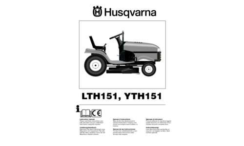 Husqvarna LTH151 YTH151 2005-05 EN DE FR ES IT NL User Manual